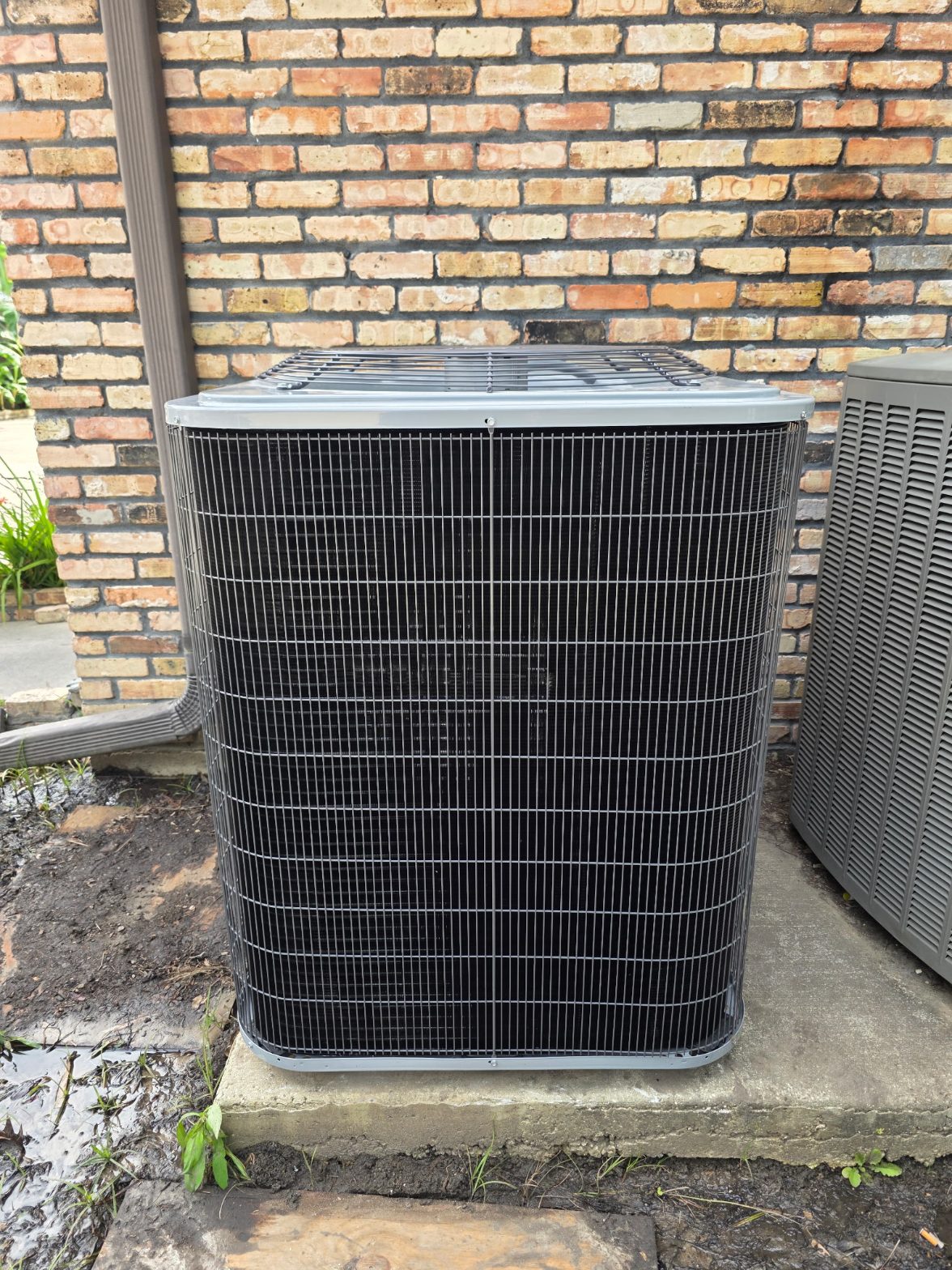 ICP condenser unit replacement and installation for hvac service in Lake Charles, Louisiana